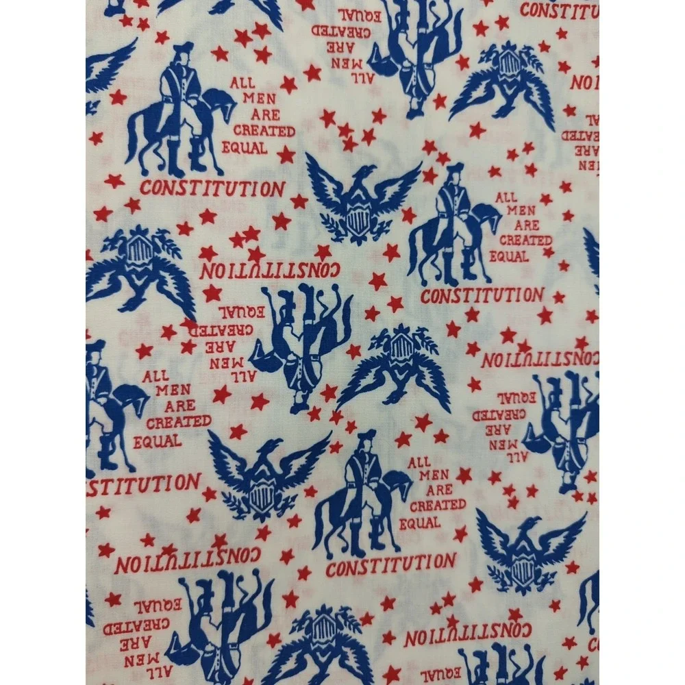 Fabric stars Eagle Constitution Patriotic 36x44